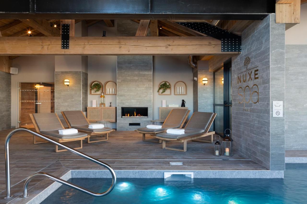 Ours Blanc Hotel & Spa Saint-Martin-de-Belleville Exterior foto